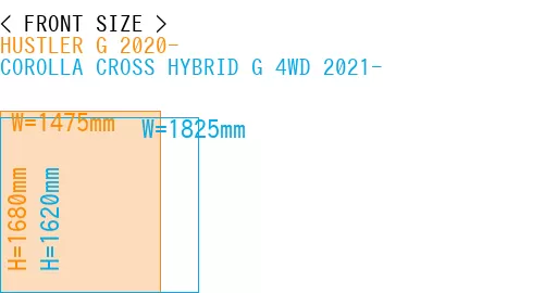 #HUSTLER G 2020- + COROLLA CROSS HYBRID G 4WD 2021-